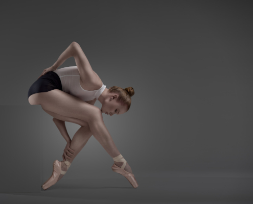 Tänzerin posiert – Ballettfotografie Fotokurs