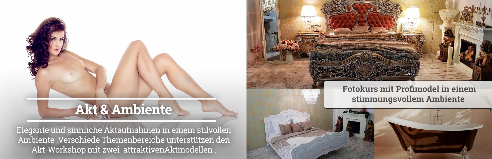 Fotokurs Aktfotografie in stilvollem Studio